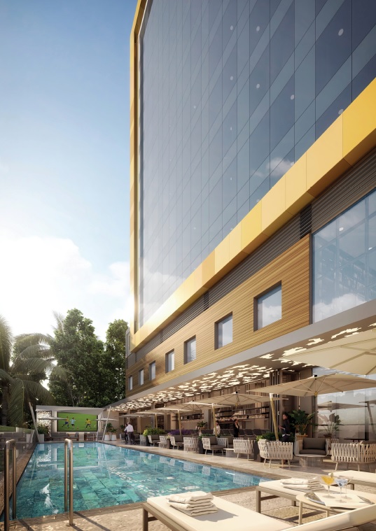 Novotel facade curtain wall detail