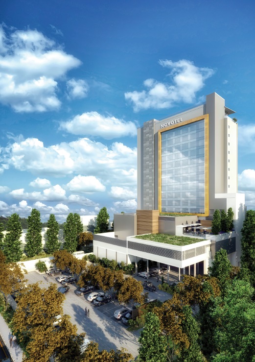 Novotel hotel facade overview